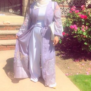 Purple abya\ cardigan